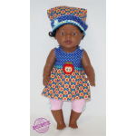 3-delig zomer setje blauw